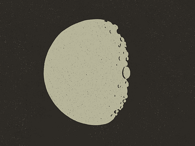 Moon by Hand by GhostlyPixels on Dribbble