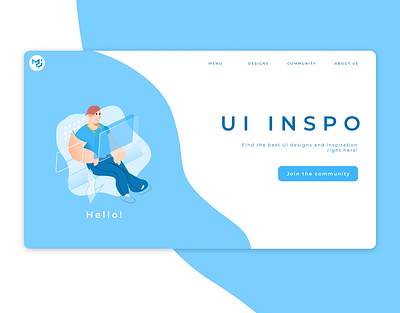 UI Inspo | Landing Page design landing page minimal ui design ui inspiration web design
