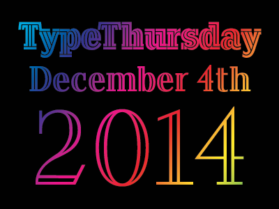 Type Thursday December