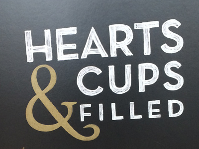 Go grab a coffee with a friend; See your font all over. font starbucks texture