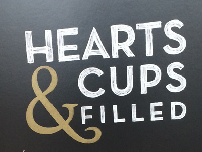 Go grab a coffee with a friend; See your font all over.