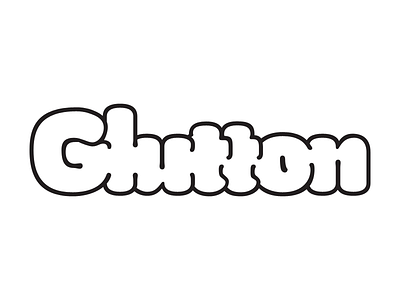 Glutton Colapse Lines font letters type