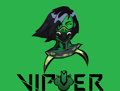 Valorant Agent - Viper (Poster/T-shirt Design) design illustration poster design t shirt design valorant viper