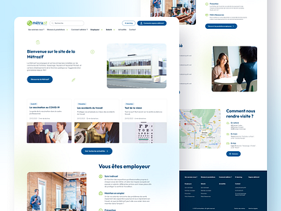 Metrazif — Website redesign branding design digital strategy graphic design healthcare professionals homepage identity landing page ui ux