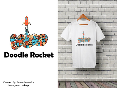 doodle rocket (For sale) desainkaos doodle illustration inkscape kaos tshirt tshirt design tshirtdesign vector vector art