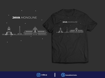 Black Java Monoline 1 art cloth clothing design desainkaos illustration inkscape java kaos mockup mockup design tshirt tshirt design tshirtdesign vector