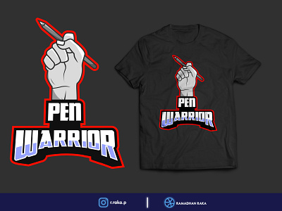 Pen Warrior cloth desainkaos design illustration inkscape kaos logo mockup design photoshop tshirt tshirt design tshirtdesign vector vector art