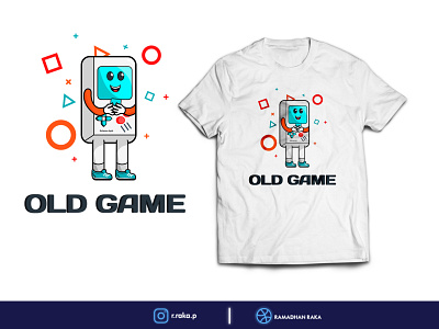 Old Game cloth clothing design desainkaos design game illustration inkscape kaos tshirt tshirt design tshirtdesign vector vector art