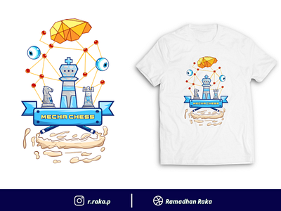 Mecha Chess desainkaos design gimp illustration inkscape kaos mockup design tshirt tshirt design tshirtdesign