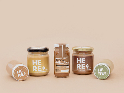 Packaging Design / Peanut Butter - HERE branding branding and identity branding concept logo logodesign packagedesign packaging packagingdesign