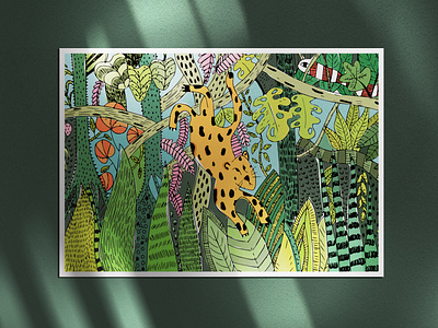 Jungle Illustration - Postcard