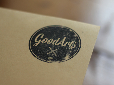 GoodArts Stamp Logo goodarts inkt logo paper stamp