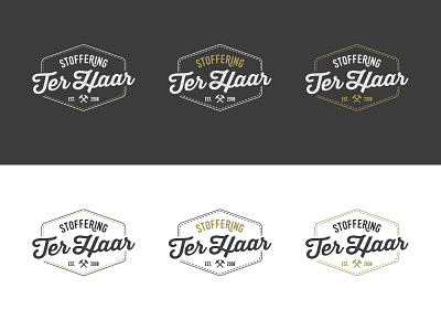 Logo Ter Haar hammer logo vintage