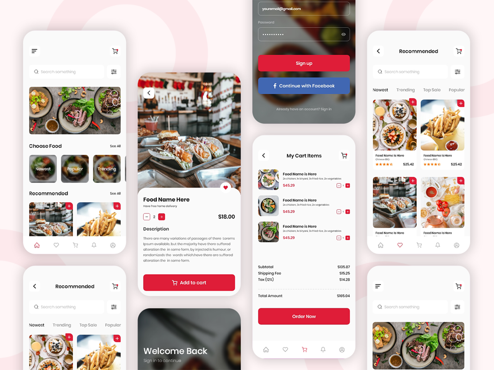 Food Delivery Application Design by Kolim Ahmed 🤴 on Dribbble