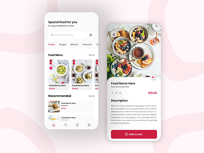 Food Delivery Application Design app design application case study dashboard delivery delivery app design dribbble food food app food delivery foodie fruits home delivery mobile app design restaurant ui uidesign uiux uxui