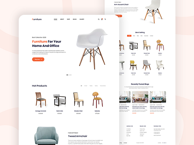 e-Commerce Furniture Landing Page