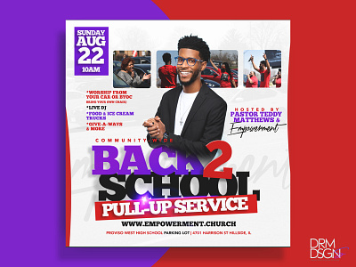 Back 2 School Pull-Up branding church branding church marketing flyer flyer design flyer designs marketing