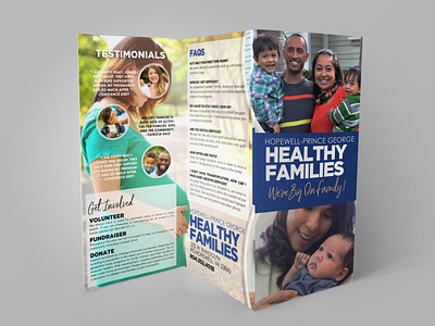 Healthy Families Brochure branding brochure marketing multipage
