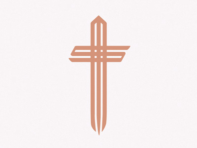Span Ministries logo church cross identity logo monogram