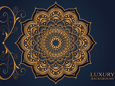 Luxury mandala background design pattern