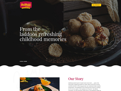 Food Website Design crea creative creative direction flat interaction design landingpage minimal typography ui ux web web layout website design