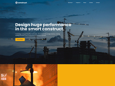 Engineering Website Layout