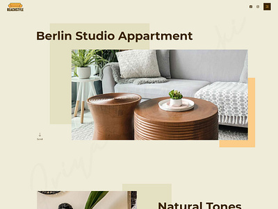 Furniture Website Design creative creative direction flat interaction design landingpage minimal typography ui ux web web layout website design