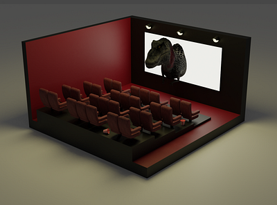 Cinema 3D 3d 3d art 3d concept 3d design art design design illustration minimal