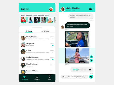 Messaging App | Chat screen