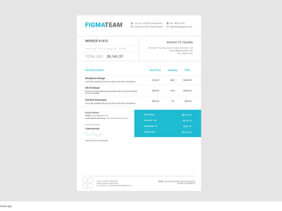 Freebie Invoice template