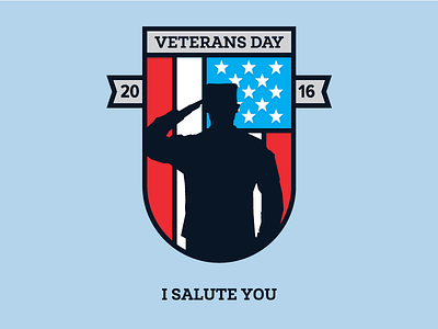 Veterans Day 2016 bagde branding icon iconography illustration just for fun motivation pixel perfect proud vet salute veterans