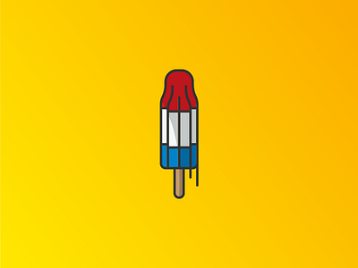 Rocket Pop flat icon iconography illustration just for fun love pixel perfect rocket pop simple