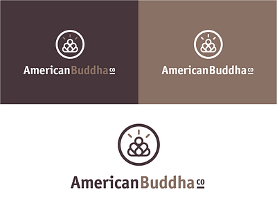 Concept 2 branding buddha buddhist clean logo lotus modern zen