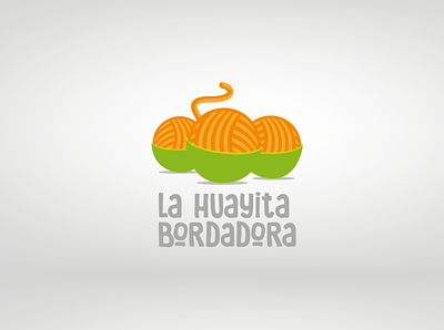 La Huayita Bordadora branding design flat icon identity illustration illustrator logo typography vector