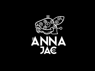 Anna Jac branding design flat icon identity illustration illustrator logo typography vector