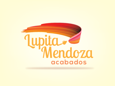 Lupita Mendoza, Pintura sobre cerámica branding design icon identity illustration illustrator logo type typography vector