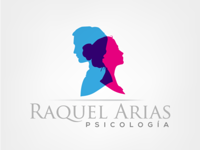 Raquel Arias , Psicología branding design flat icon identity illustration illustrator logo minimal typography vector