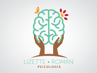 Lizette Román branding design flat icon identity illustration illustrator logo minimal type typography vector