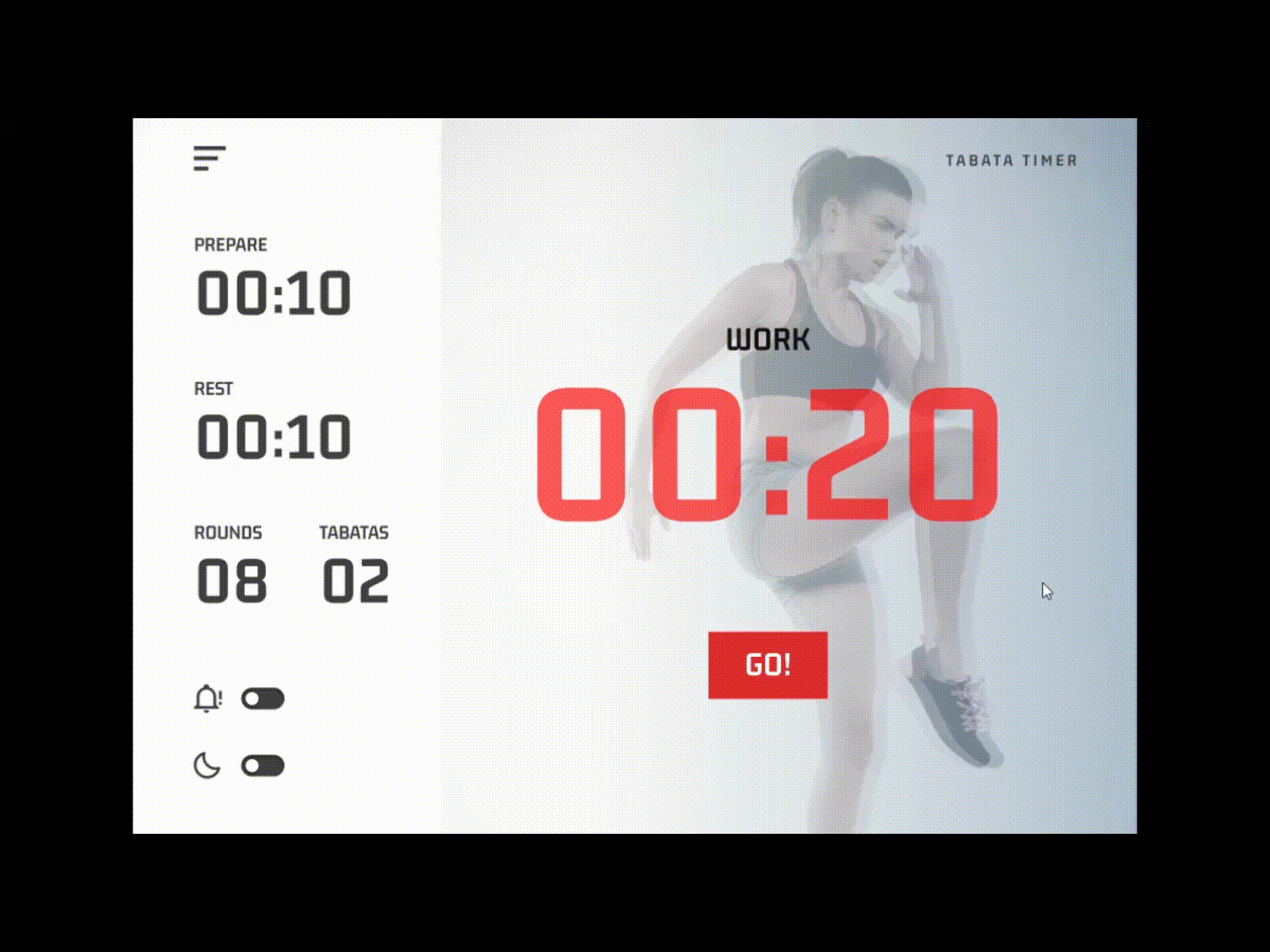 Daily UI #015 - On/Off Switch app countdown dailyui design figma on off switch timer training ux web