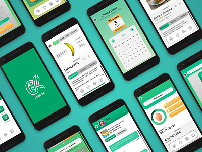 Food Quality Checker Apps - CekCok app figma food ui ux