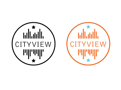 Female Tech/City Event logo modern thin