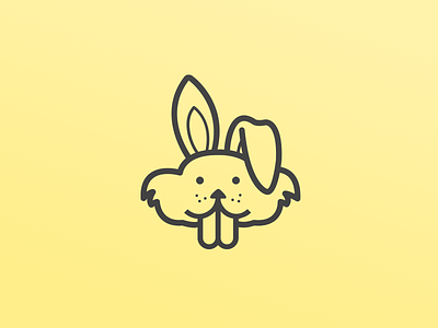 Naughty Bunny icon naughty bunny outline rabbit