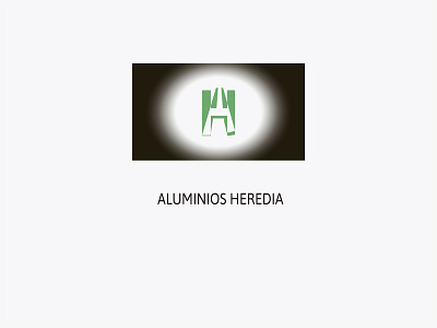 Aluminios Heredia branding designs graphicdesigns impreso logo logotype pantalla print rgb