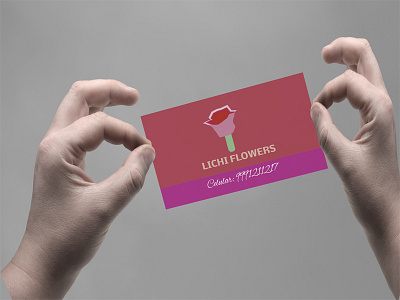 Business Cards Lichi Flowers branding business cards designs graphicdesigns impreso logo logotype pantalla print rgb