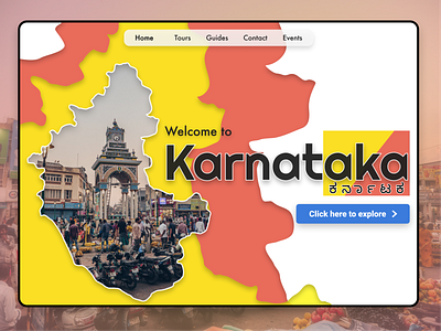 Landing Page for Karnataka clean concept creative design figma karnataka landing landing page remote work typography ui ux web web design website