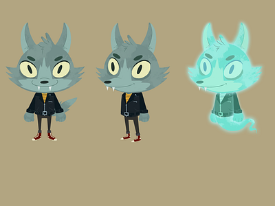wolf design character design illustration