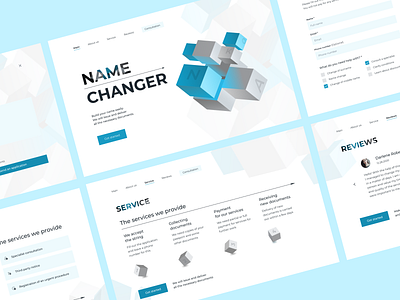 Name Changer design ui web web design webdesign website website design