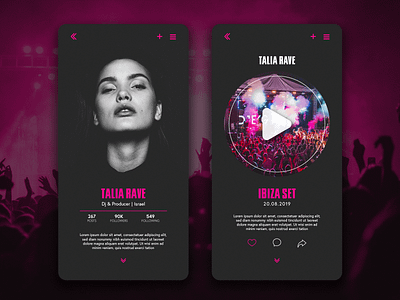 Daily UI :: 006 | 100 days challenge branding dailyui djapp netalyreshefdesign profile profile design ui design