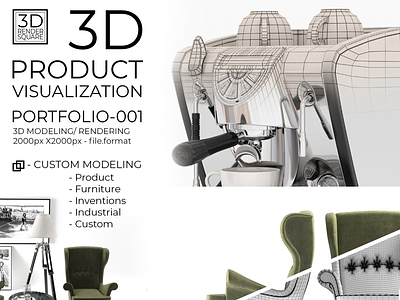 My Portfolio on Dribbble! 3d 3d artist design graphic design illustration illustrations modeling rendering visual design