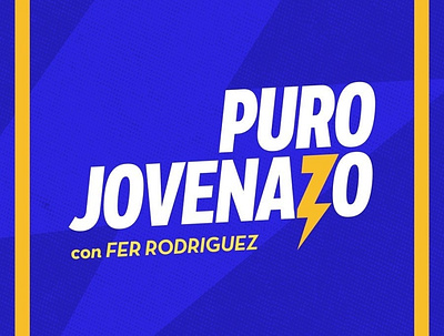 Puro Jovenazo - Podcast Cover branding design icon illustration ipad pro logo minimal paint like procreate typography